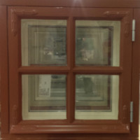 Kitattu, aitoristikko (saranat poistunut vakiokäytöstä)