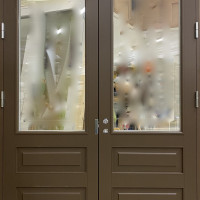 Jykevä pariovi "Radalla"