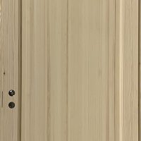 Puolipyöreä yläosa peiliovessa